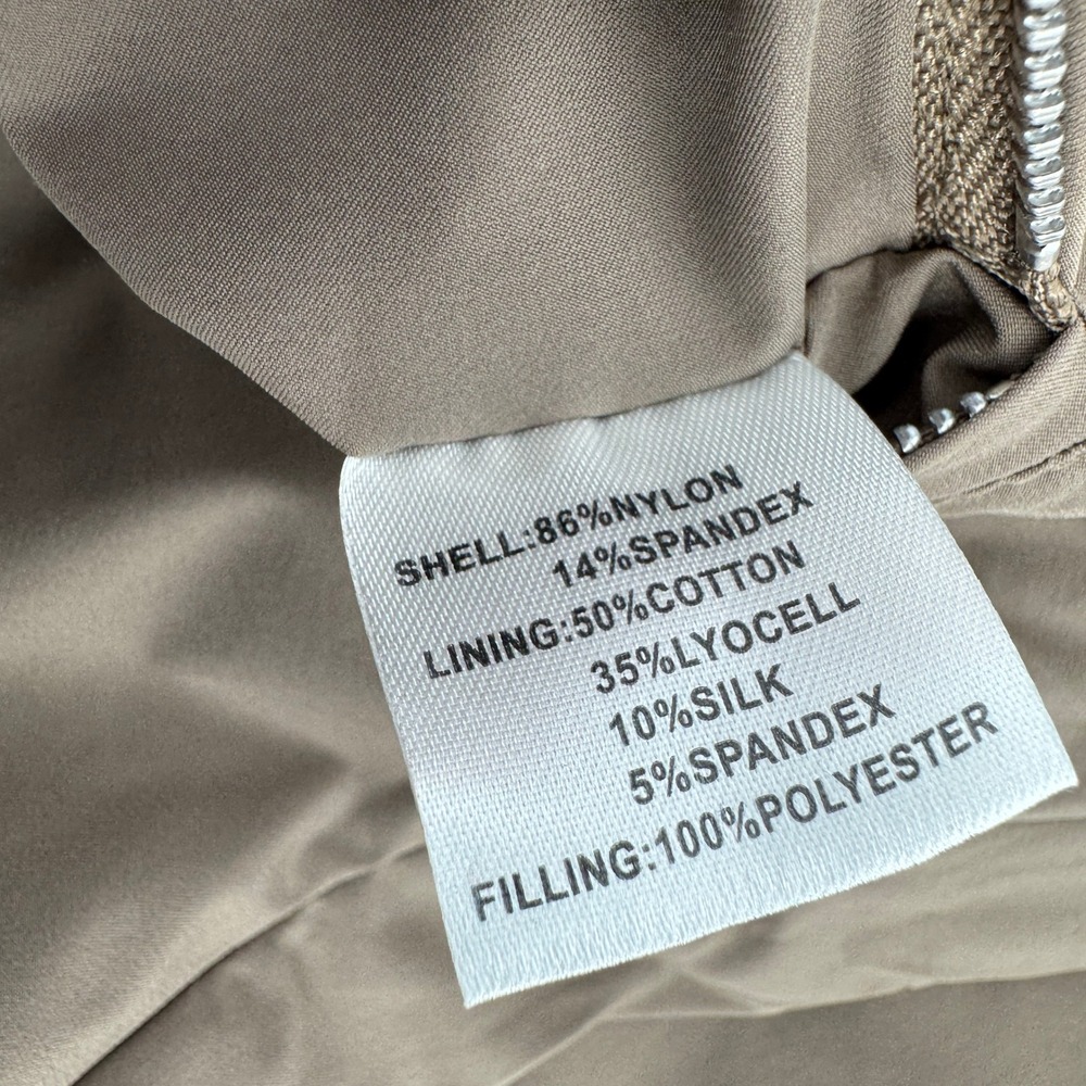 Peter Millar Vest Mens XXL Blue Khaki Reversible Full Zip Quilted Hiking Golf - Picture 9 of 14